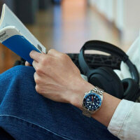 Mens watch with hand-winding option, automatic - Seiko Model: SSK003K1