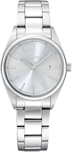 Ladies watch stainless steel date display - s.Oliver Model: 2033531