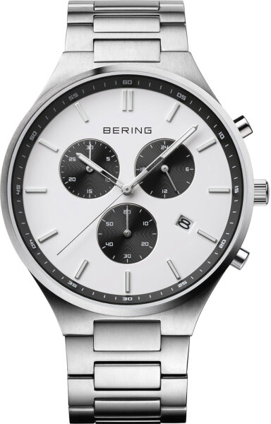 Mens chronograph titanium case - Bering Model: 11743-704