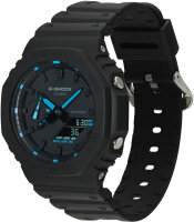 Mens watch calendar, stopwatch - Casio Model: GA-2100-1A2ER