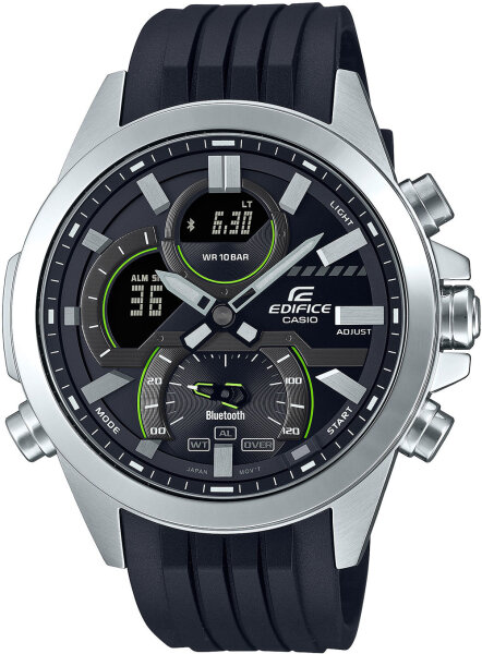 Mens watch calendar, stopwatch - Casio Model: ECB-30P-1AEF