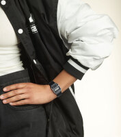 Mens watch calendar, stopwatch - Casio Model: A100WEL-1AEF