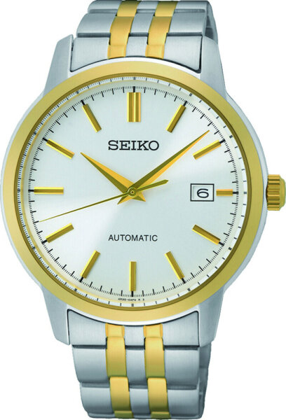 Mens automatic watch hand-wound date - Seiko Model: SRPH92K1