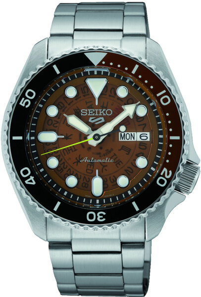 Mens automatic watch hand-wound date - Seiko Model: SRPJ47K1