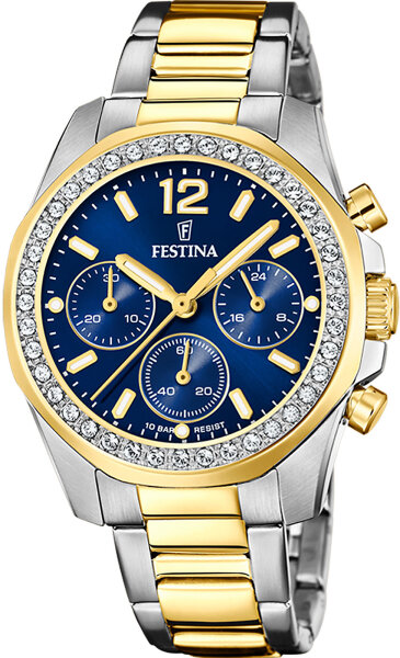 Ladies' chronograph Bicolor Festina Model: 20607_2 Buy wall clock