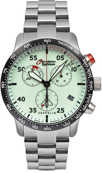 Mens wristwatch in stainless steel case - Zeppelin Model: 7298-M5