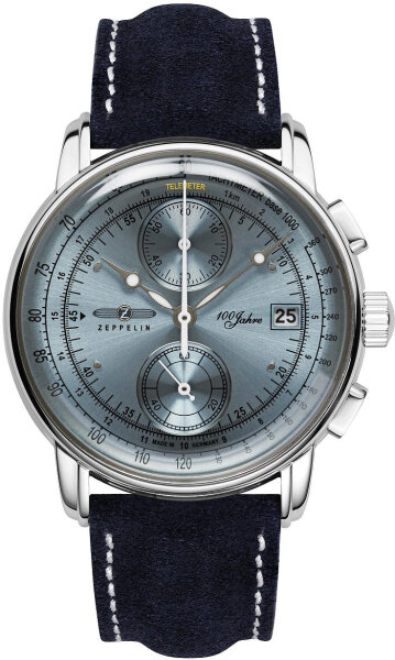 Mens watch - Wristwatch in stainless steel case - Zeppelin Model: 8670-4