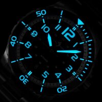 DLC Ceramic Divers watch - Marc and Sons Model: MSD-050-04-S