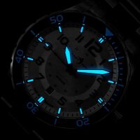 Silver Ceramic Divers watch - Marc and Sons Model: MSD-050-08-S