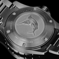 Silver Ceramic Divers watch - Marc and Sons Model: MSD-050-08-S