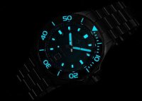 Yellow Black Ceramic Divers watch - Marc and Sons Model: MSD-050-06-S