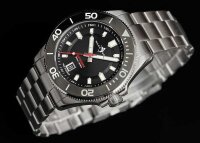 Classic Diver Black Divers watch - Marc and Sons Model: MSD-051-01-S