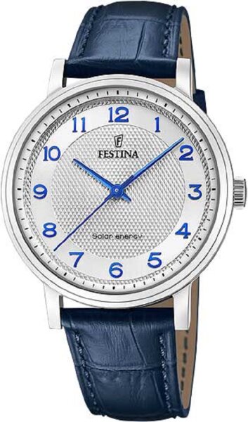 Mens watch with leather strap - Festina Model: 20660_1