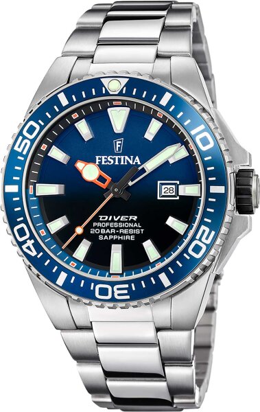 Mens watch with stainless steel bracelet - Festina Model: 20663_1