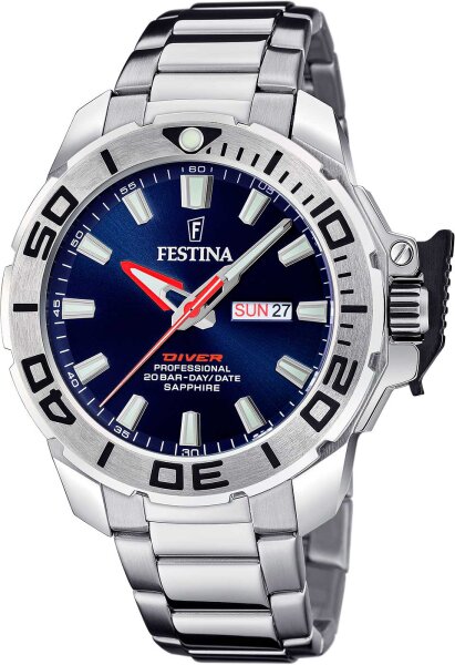 Mens watch with stainless steel bracelet - Festina Model: 20665_1