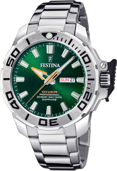 Mens watch with stainless steel bracelet - Festina Model: 20665_2