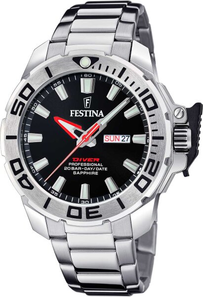 Mens watch with stainless steel bracelet - Festina Model: 20665_4