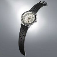 Mens Automatic Watch with Black Calf Leather Strap - Seiko Model: SSK011J1