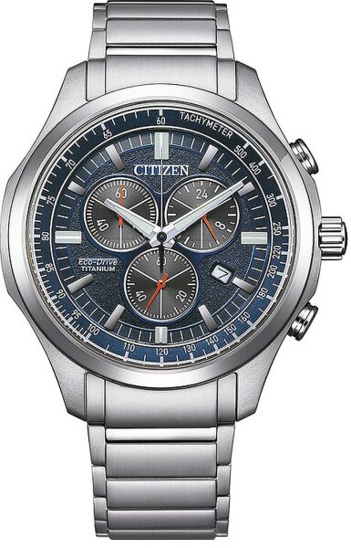 Mens Eco-Drive Chronograph Watch - Citizen Model: AT2530-85L