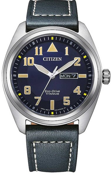 Mens Watch with Eco-Drive Pilot Function - Citizen Model: BM8560-45LE