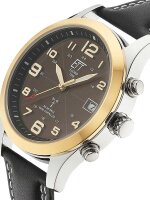 Mens Watch with Radio-Controlled Solar Movement - Eco Tech Time Model: EGS-11487-22L