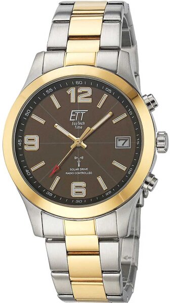 Mens Watch with Radio-Controlled Solar Movement - Eco Tech Time Model: EGS-11484-22M
