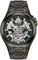 Mens Skeleton Automatic Watch Maquina - Bulova Model: 98A179