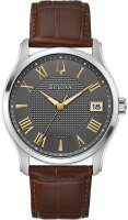 Mens Watch, Date, Stainless Steel - Bulova Model: 96B389