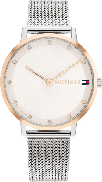 Ladies watch with Milanese strap bicolor - Tommy Hilfiger Model: 1782666