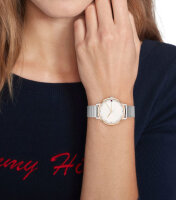 Ladies watch with Milanese strap bicolor - Tommy Hilfiger Model: 1782666