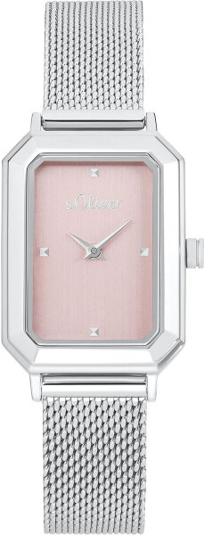 Ladies watch with square stainless steel case - s.Oliver Model: 2035437