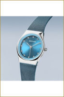 Ladies watch with zirconia stones, sapphire crystal - Bering Model: 12927-308