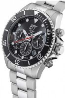 Mens watch with radio-controlled solar movement - Eco...