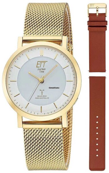 Ladies watch with radio-controlled solar movement - Eco Tech Time Model: ELS-11619-11MS