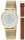 Ladies watch with radio-controlled solar movement - Eco Tech Time Model: ELS-11619-11MS