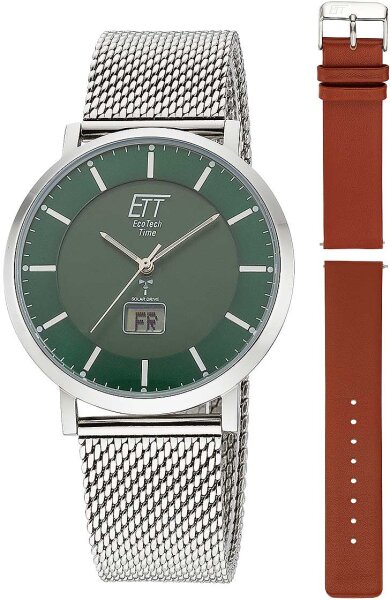 Mens Watch with Radio-Controlled Solar Movement - Eco Tech Time Model: EGS-11622-81MS