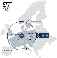 Mens watch with radio-controlled solar movement - Eco Tech Time Model: EGS-11605-35M