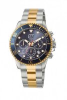 Mens watch with radio-controlled solar movement - Eco...