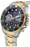 Mens watch with radio-controlled solar movement - Eco Tech Time Model: EGS-11609-35M