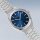 Mens watch, blue dial with luminous hands and indices, protected by sapphire crystal - Bering Model: 19641-707