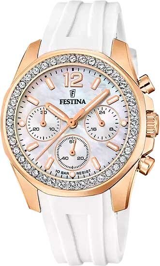 Ladies watch with mother-of-pearl dial Rainbow - Festina Model: 20611_1