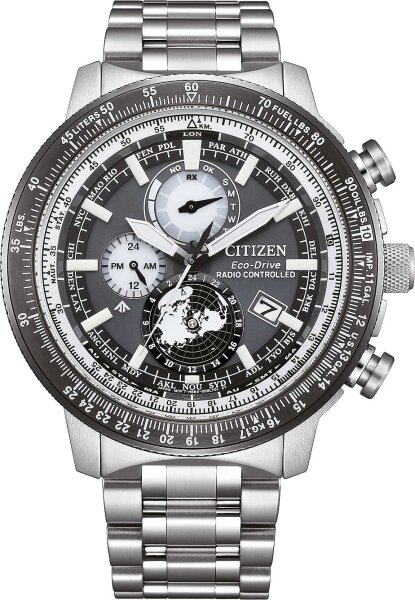 Mens radio-controlled solar watch - Citizen Model: BY3006-53H