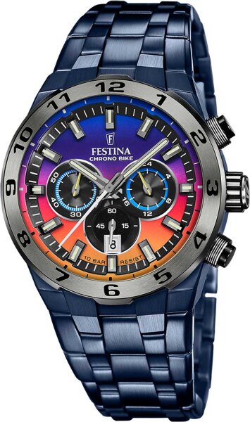 Mens watch - Date window with magnifier, additional polyurethane strap included with strap change tool. - Festina Model: 20707_4