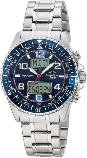 Mens Radio-Controlled Wristwatch - Master Time Model: MTGA-10922-32M