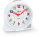 Childrens Alarm Clock White 8 cm - Atlanta Model: 2127/0