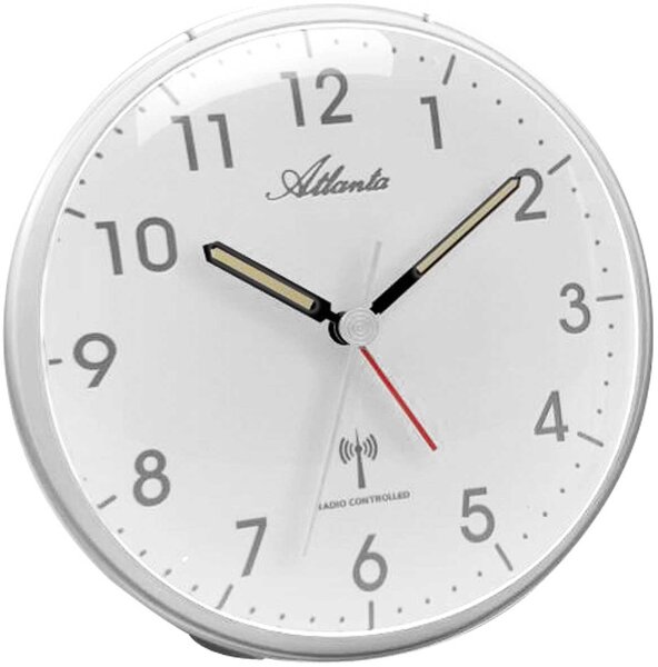 Alarm Clock White - Atlanta Model: 1828/19