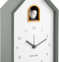 Cuckoo Clock Alarm, Analog, Green - Karlsson Model: KA6015GR
