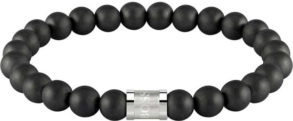 Boss Jewelry 1580042M - BEADS FOR HIM Mens Bracelet with Onyx Stones