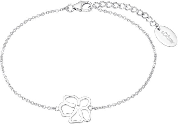 Bracelet with Flower Pendant - s.Oliver Jewelry Model: 2033878