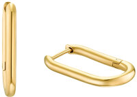 Hoop Earrings Carabiner Gold - s.Oliver Jewelry Model: 2033906